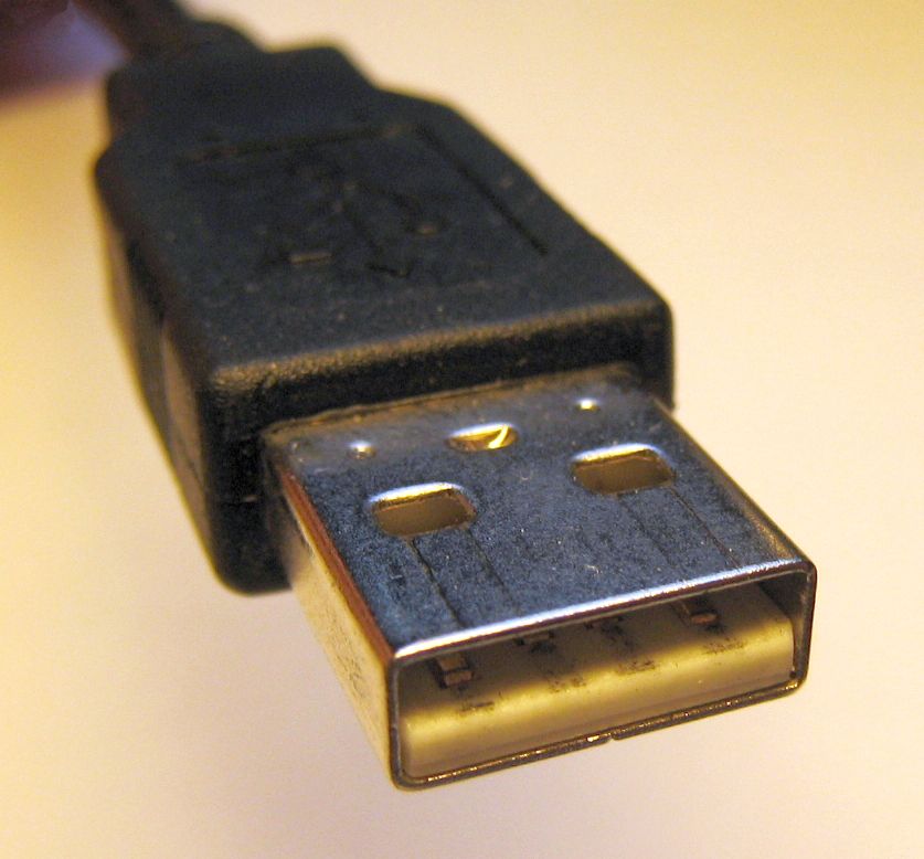 A single cable: USB type A