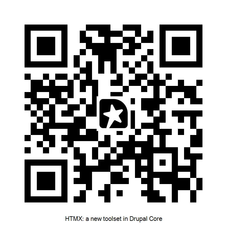 QR Code for the evaluation link that follows